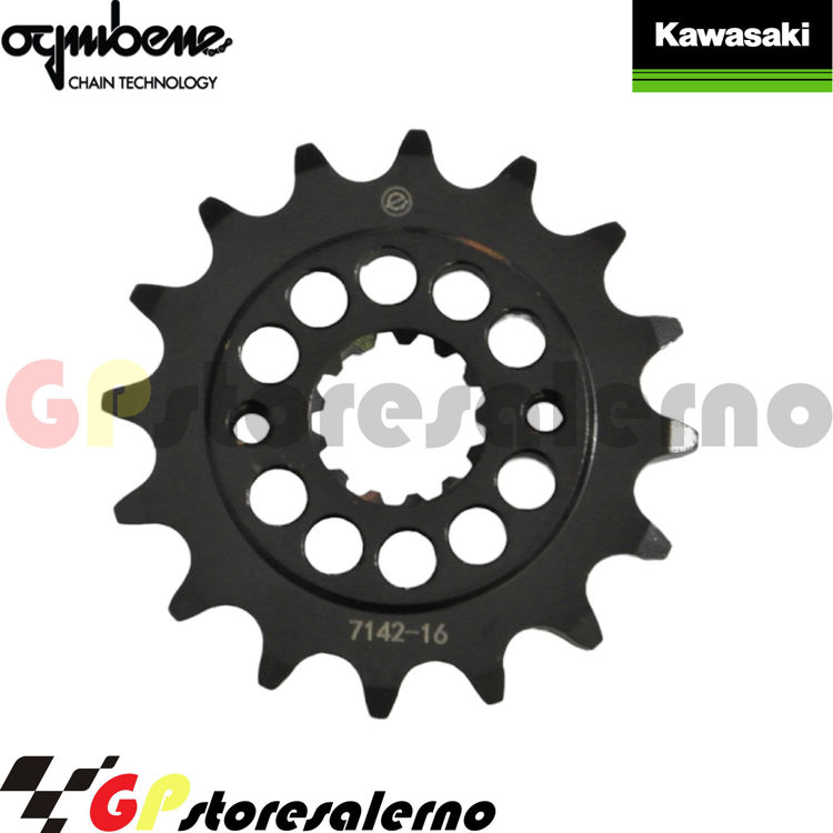 Immagine di 367142Z16 PIGNONE OGNIBENE RACING ALLEGGERITO IN ACCIAIO PASSSO 520 Z 16 PER KAWASAKI 750 ZX7-R DAL 1996 AL 2002