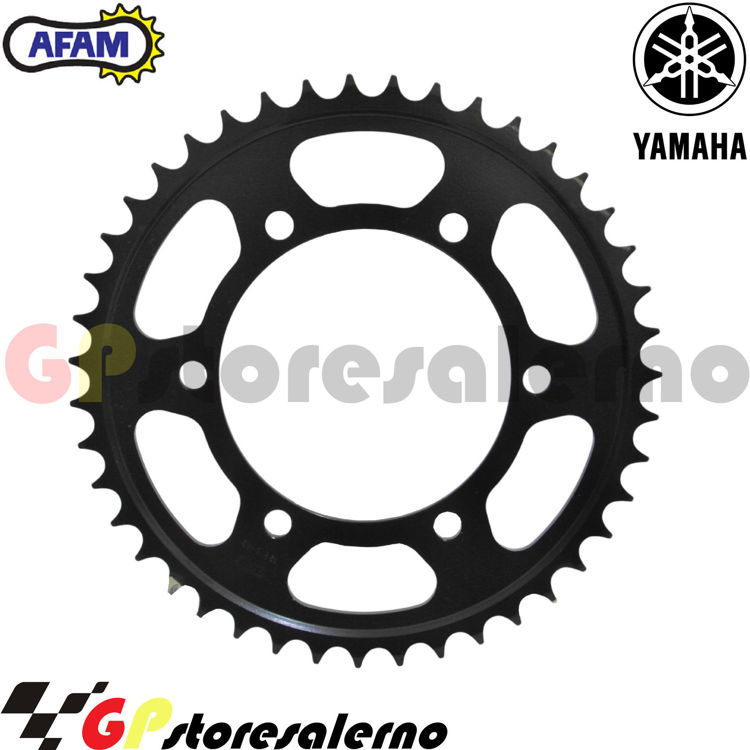 Immagine di 12815-43 CORONA CORONA IN ACCIAIO AFAM PASSO 525 Z 43 PER YAMAHA 700 MT 07 DAL 2014 AL 2020