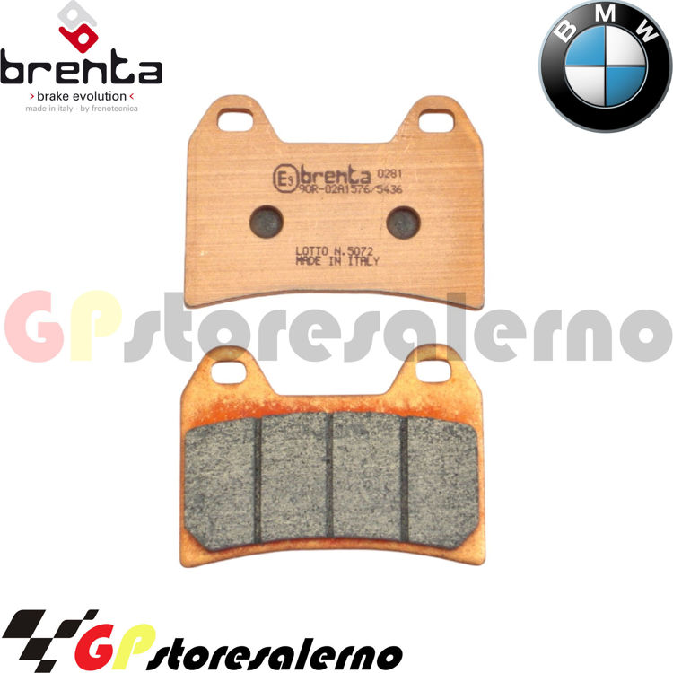 Immagine di 7093 PRO COPPIA PASTIGLIE BRENTA RACING SINTERIZZATE PRO PER BMW 650 G XMOTO DAL 2007 AL 2011