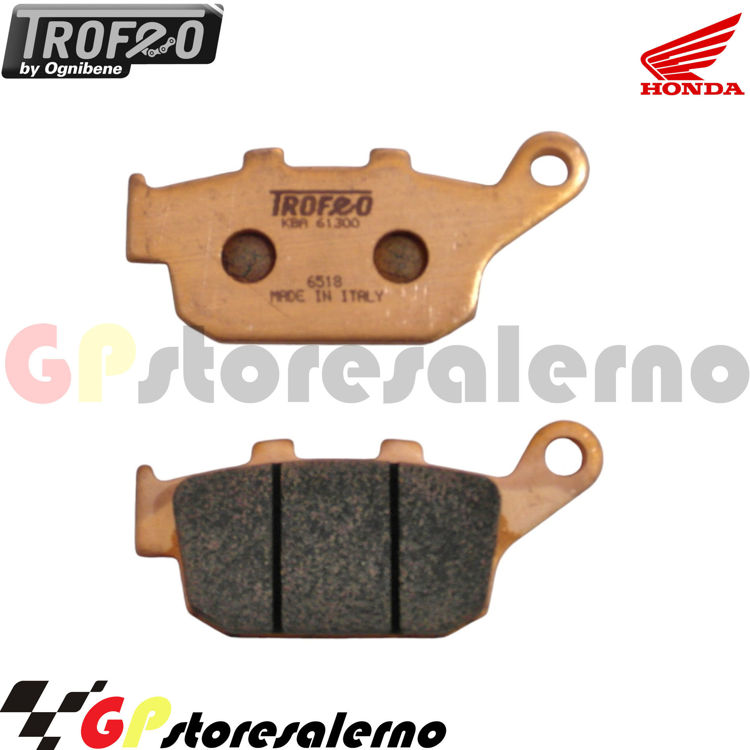 Immagine di 43020401 PASTIGLIE POSTERIORI SINTERIZZATE OGNIBENE HONDA 125 FES PANTHEON DAL 2003 AL 2006