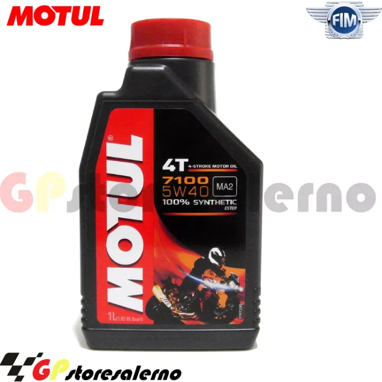 Immagine di KIT TAGLIANDO OLIO + FILTRO MOTUL 7100 5W40 2L PIAGGIO 125 VESPA ET4 DAL 2000 AL 2005