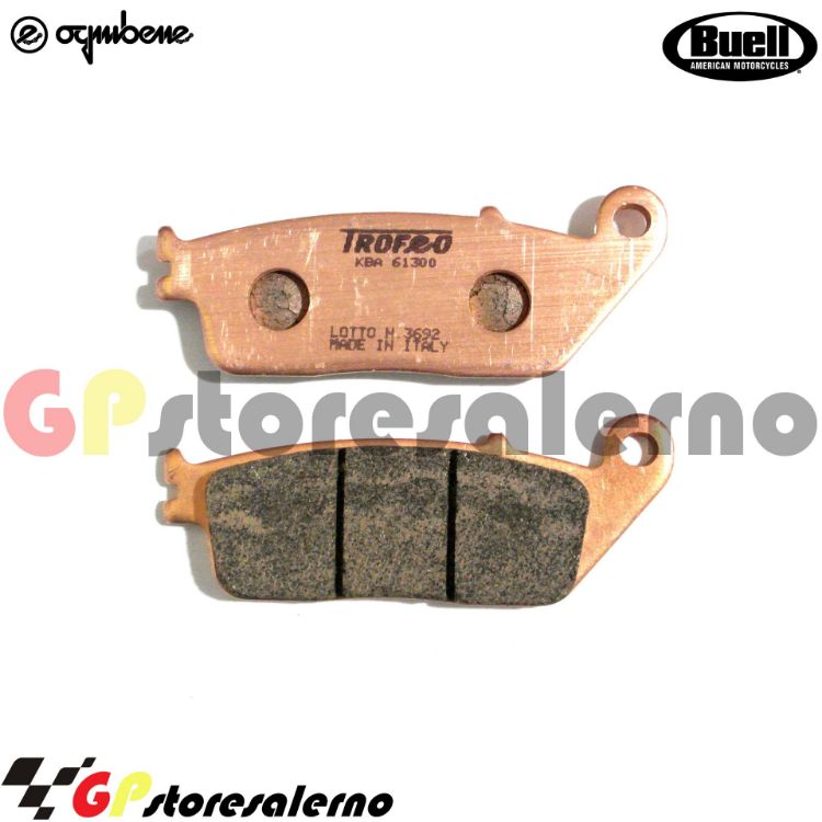 Immagine di 43020201 COPPIA PASTIGLIE FRENO ANTERIORI SINTERIZZATE OGNIBENE TROFEO BUELL 500 BLAST DAL 2001 AL 2009