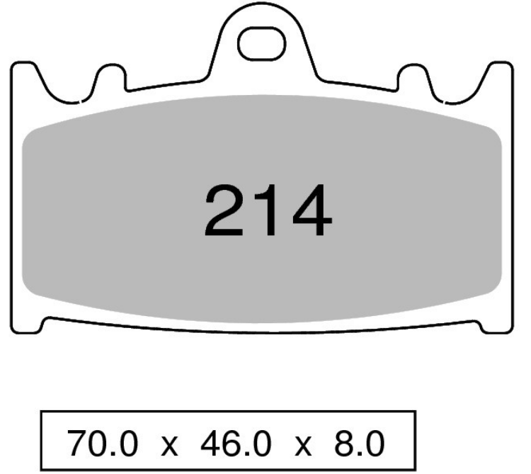 Immagine di 43021401 COPPIA PASTIGLIE FRENO ANTERIORI SINTERIZZATE OGNIBENE TROFEO KAWASAKI 900 GPZ R NINJA DAL 1990 AL 1996