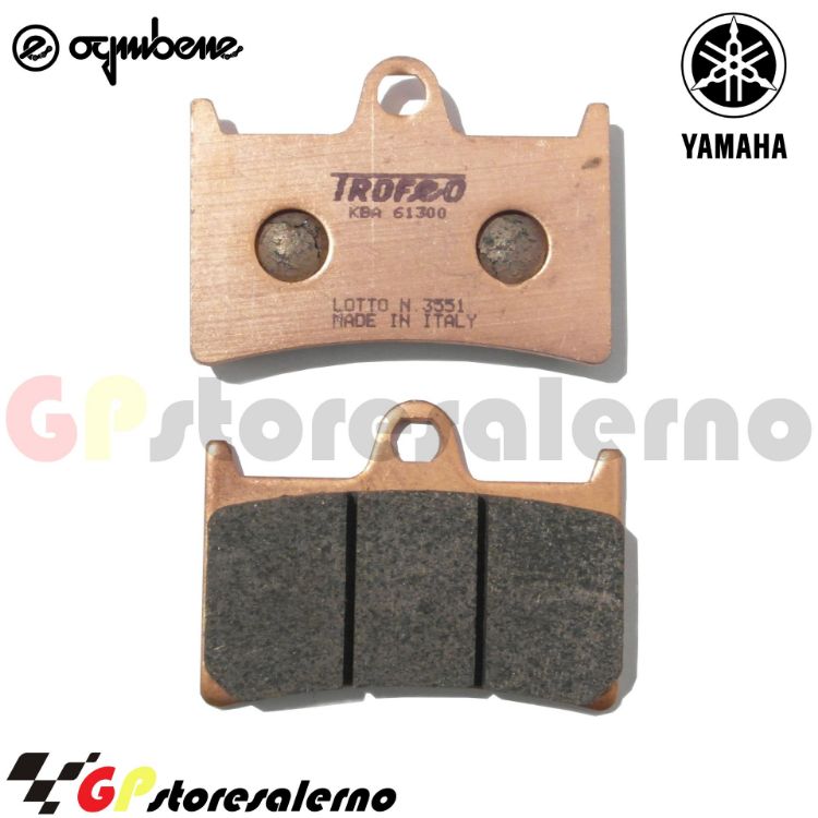 Immagine di 43021001 PASTIGLIE ANTERIORI SINTERIZZATE OGNIBENE YAMAHA 890 MT 09 MT09 TRACER DAL 2021 AL 2024